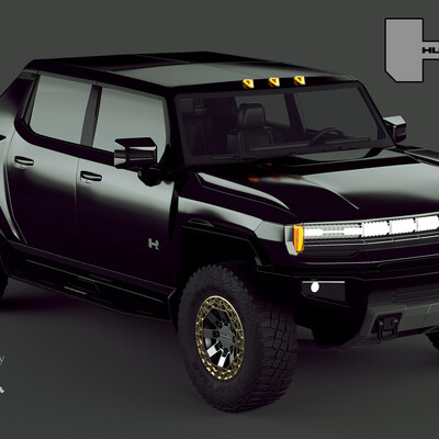 3d model Hummer EV