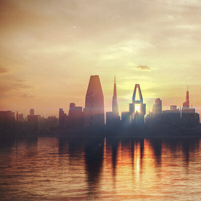 Futuristic city