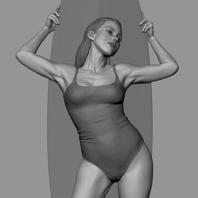 Pose study from Into the blue