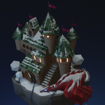 WINTER CASTLE. 3D