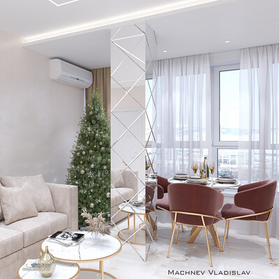 Christmas interior