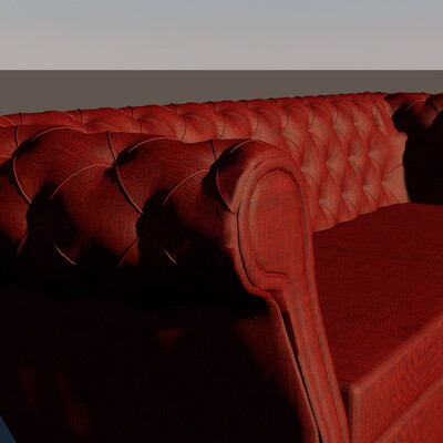 sofa in the herman's office
