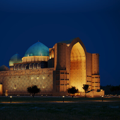 Night mausoleum of Khoja Akhmet Yasawi