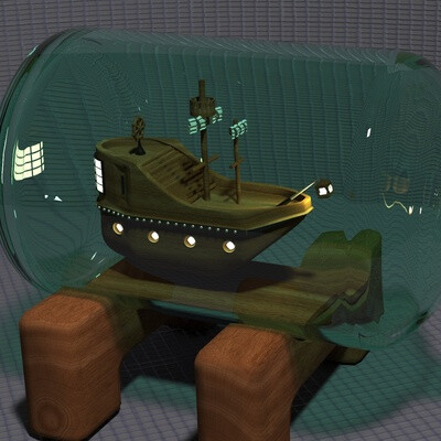 Ship in a bottle