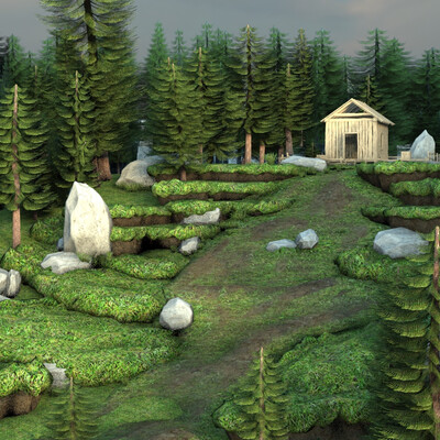 house in the forest