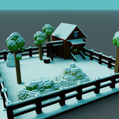Snow corner