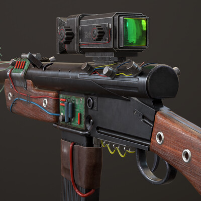 Short reconnaissance radium carbine.