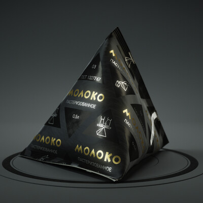 Fantasy about USSR Milk pack design