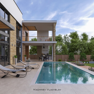 Summer house with pool