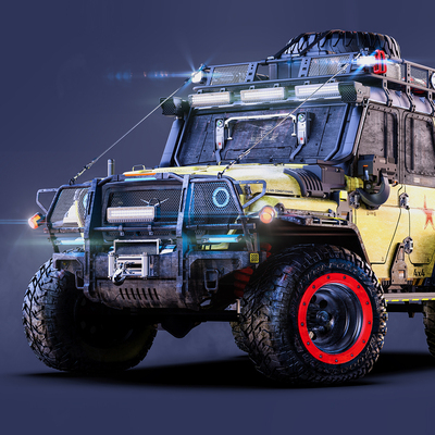 Cyberpunk UAZ Hunter 4x4² /2077