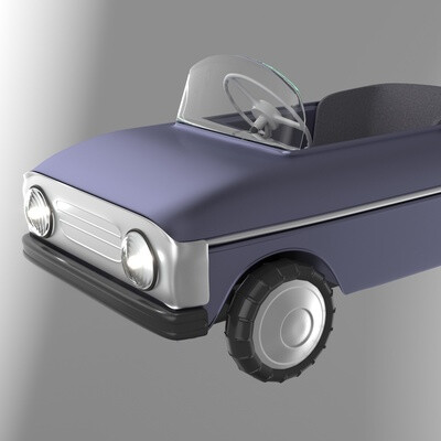 Children`s car Moskvich