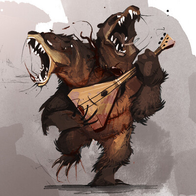 Two-headed bear