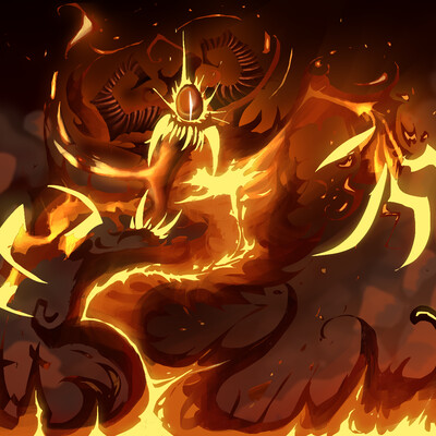 Fire demon