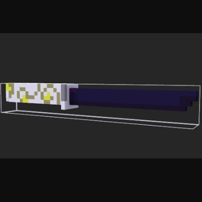 Voxel knife in 3 styles