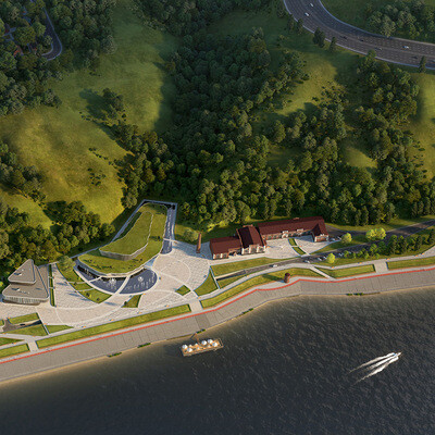 The reconstruction of Chernigovskaya embankment