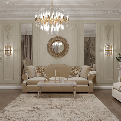 3D visualization of the living room