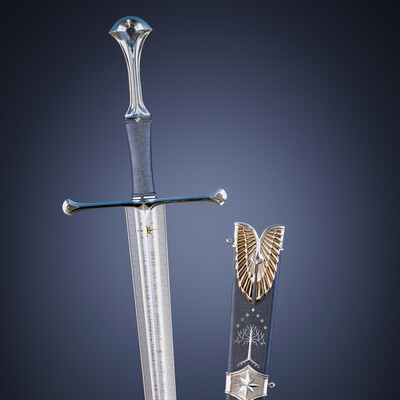 The project of visualization of the sword of the noble Numenorian