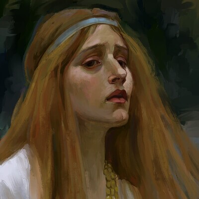 The Lady of Shalott study