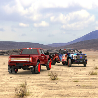 Ford-450 desert