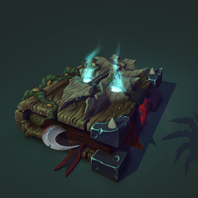 Death Druid Book Concept. Smirnov School "CG Basic"