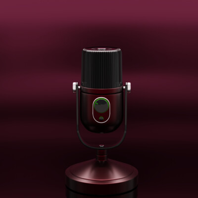 Retro microphone