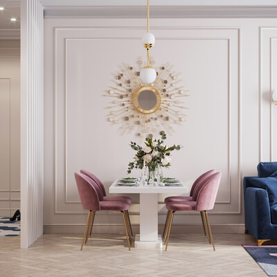 living room-kitchen