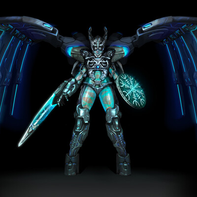 Sci-fi valkyrie