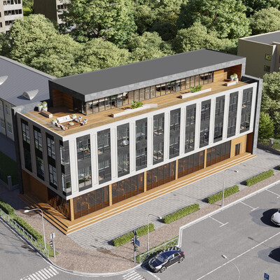 Project of an office building in Simferopol