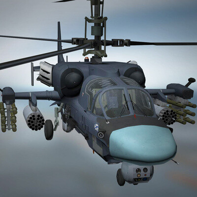 Kamov Ka-52K Katran attack helicopter