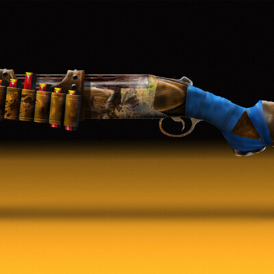 Concept art of small arms for the game universe "Stalker".