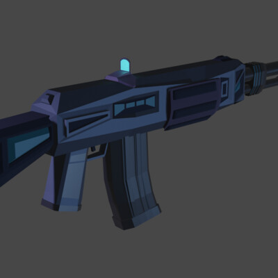 cyber assault rifle