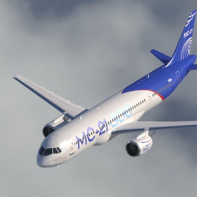 MC-21 300 Airliner PD 14 3D model