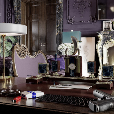 Black cabinet