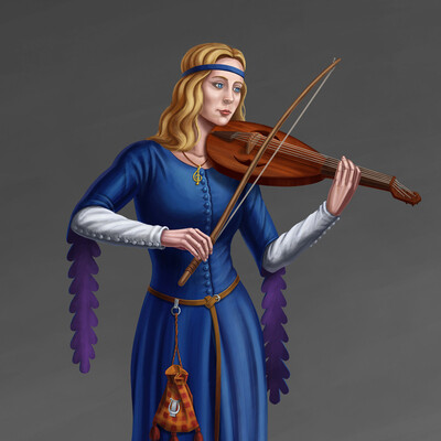 Semi-realistic character