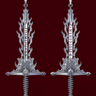 Men's Sword Pendant