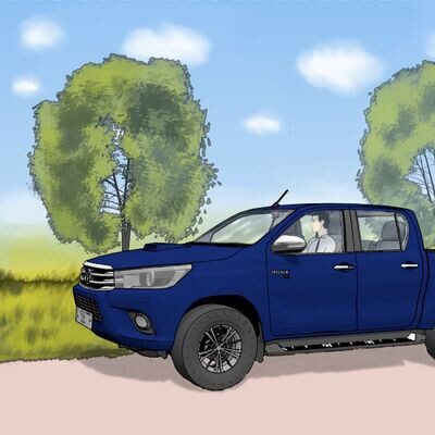 Toyota Hilux - cimics style