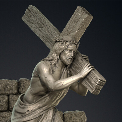 Jesus with cross
