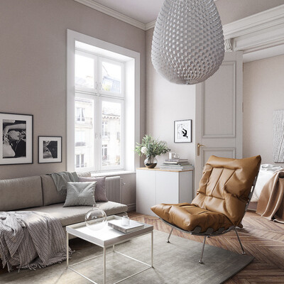 3d visualization of the New Year's interior