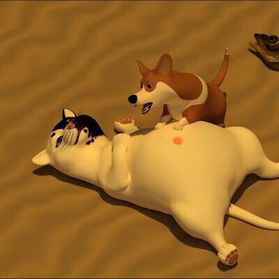 Funny short 3D Animation "Who let the Dogs out?"
