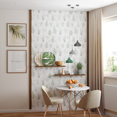 visualization of a one-room apartment