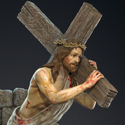 Jesus with Cross.