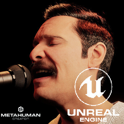 Freddie Mercury\Queen UNREAL ENGINE 5 Real-time \ MetaHuman