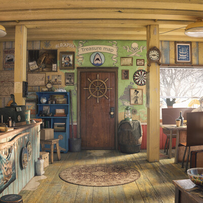 Riverside shop