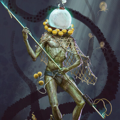 Sketch”Diver”