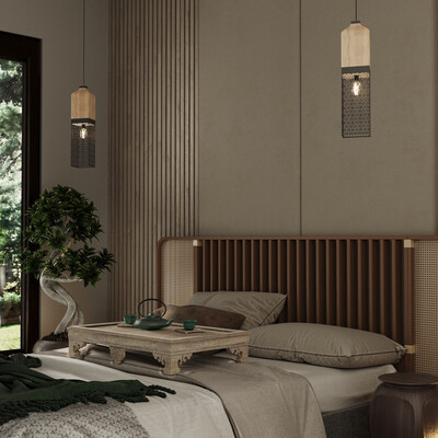 The Japanese-style bedroom