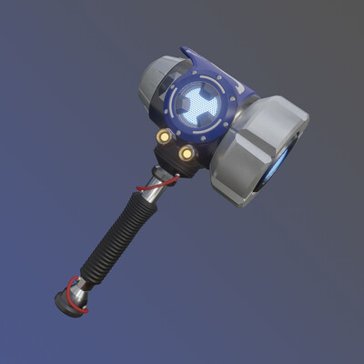 Cosplay Prop - rivet's hammer from ratchet and clank rift apart. 3d print model