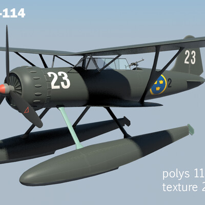 Seaplane Heinkel He 114