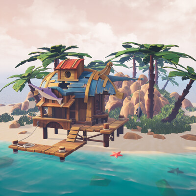 Tropical island UE4