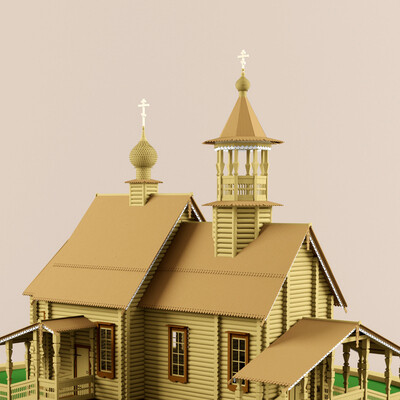 Temple 3D model