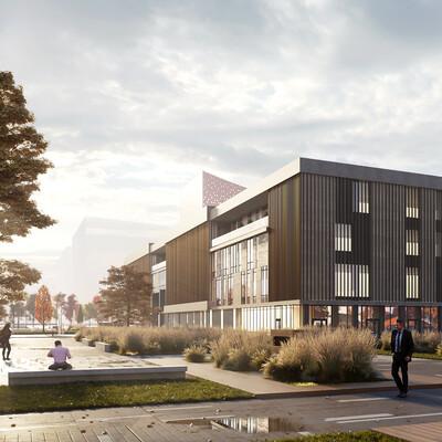 Visualization of the educational cluster